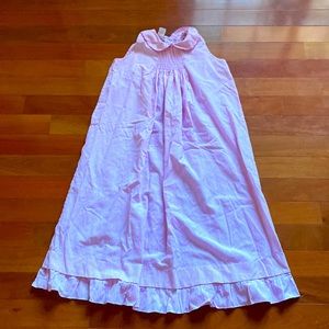 Beautiful Pink Smocked Maxi Dress - Size 12